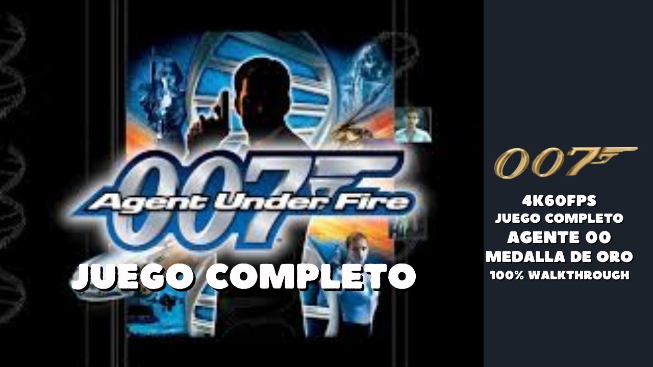 007 Agente en fuego cruzado PS2 Medalla De Oro JUEGO COMPLETO 100% Walkthrough 4k60FPS