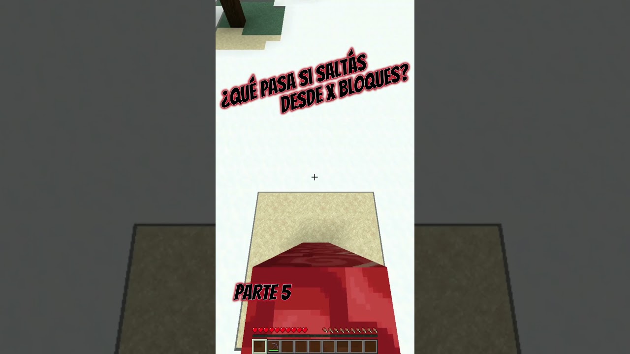 ¿QUE PASA SI SALTAS DESDE 5 BLOQUES? 😱 