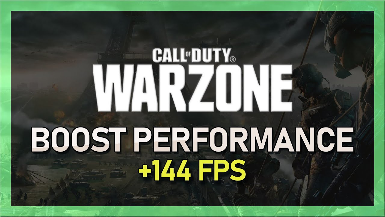 Modern Warfare Warzone - How To Boost FPS & Increase Performance