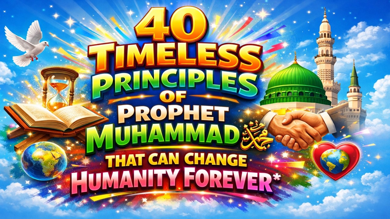 40 Timeless Principles Of Prophet Muhammad ﷺ That Can Change Humanity Forever