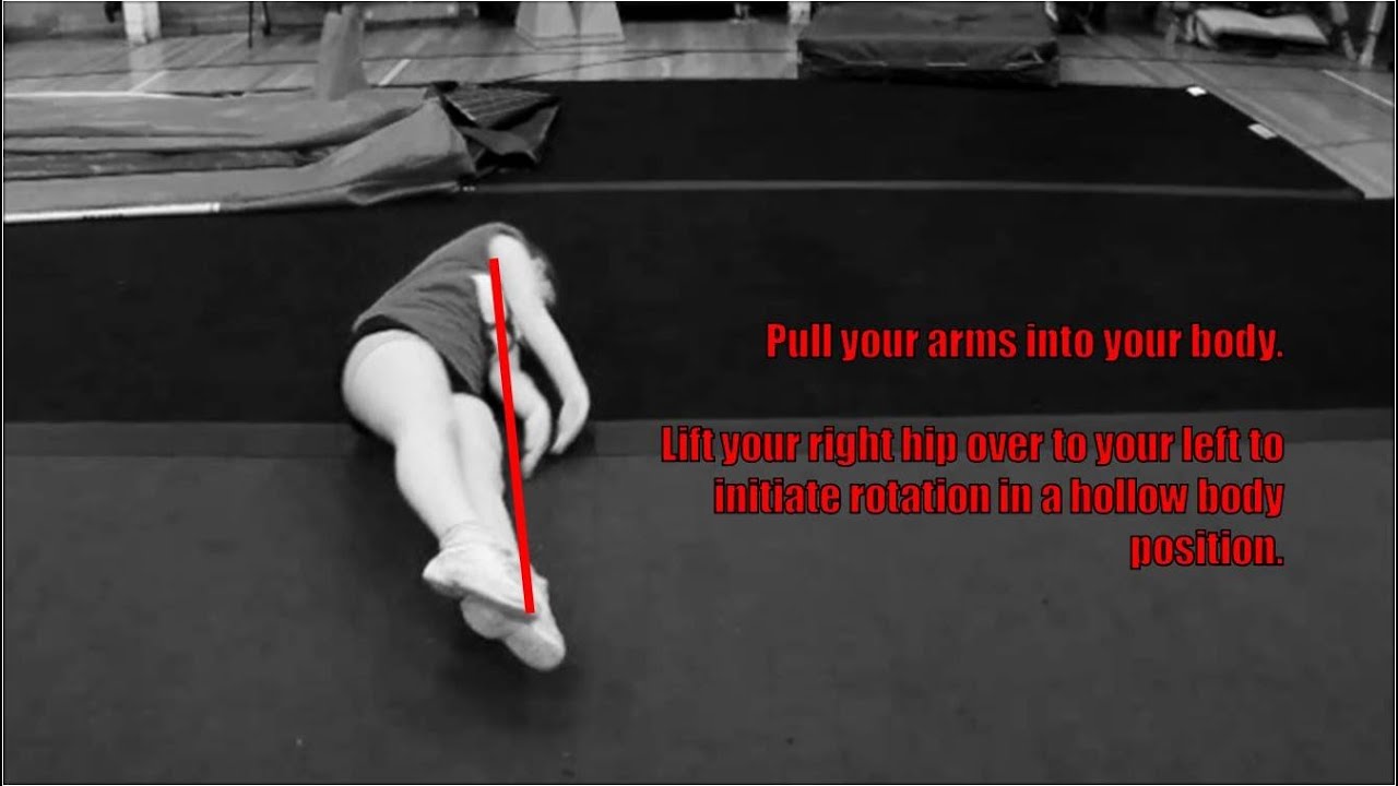 Cheerleading Conditioning Exercises for better Double Twist Cradles
