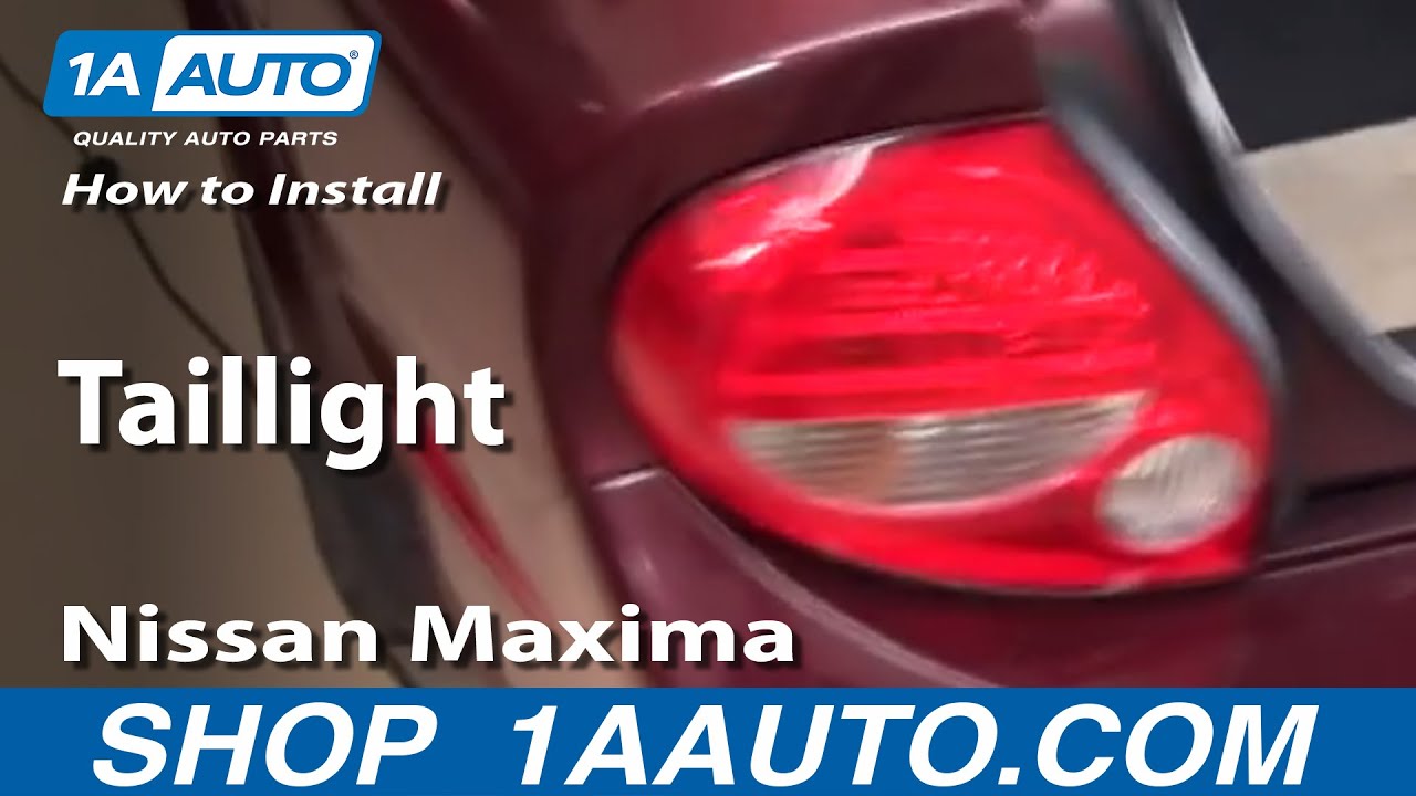 How To Replace Taillight 00-03 Nissan Maxima