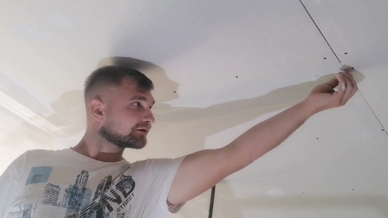 Glet, bandă îmbinări rigips tavan