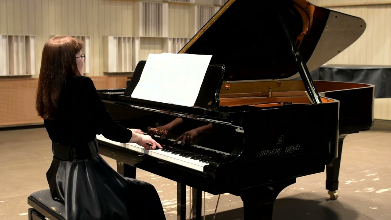 J.S. Bach Sinfonia Es-dur, BWV 791 Elvira Polonskaya