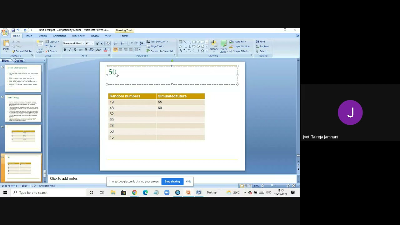 Value at Risk solved example