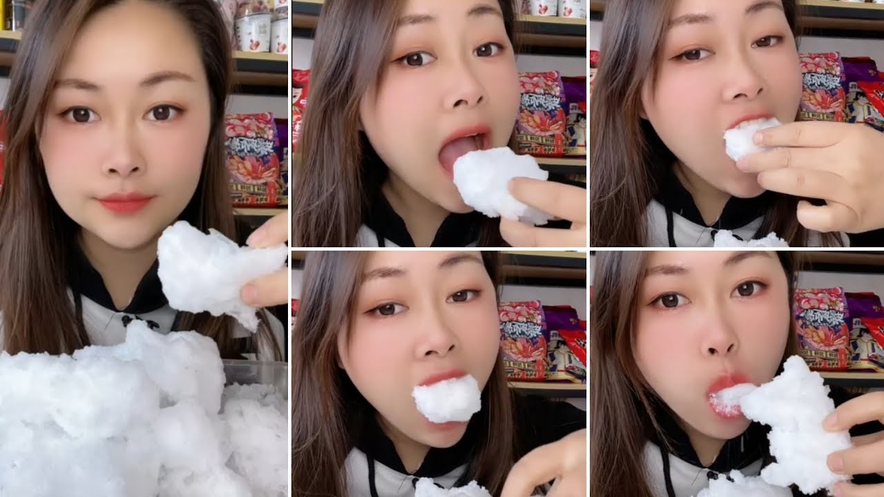 ONLY BITES / FREEZER FROST EATING / WHITE ICE EATING / ASMR / SOLO BY RENNAYA