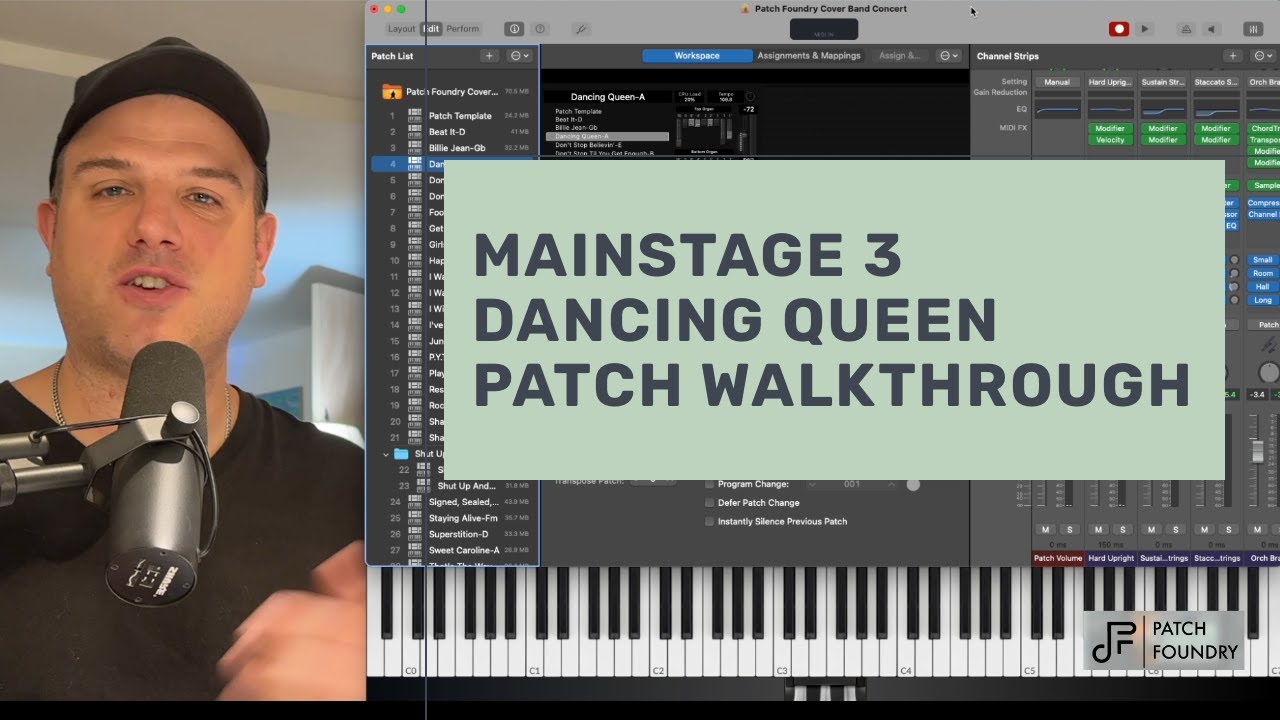 MainStage 3 Dancing Queen Patch Walkthrough