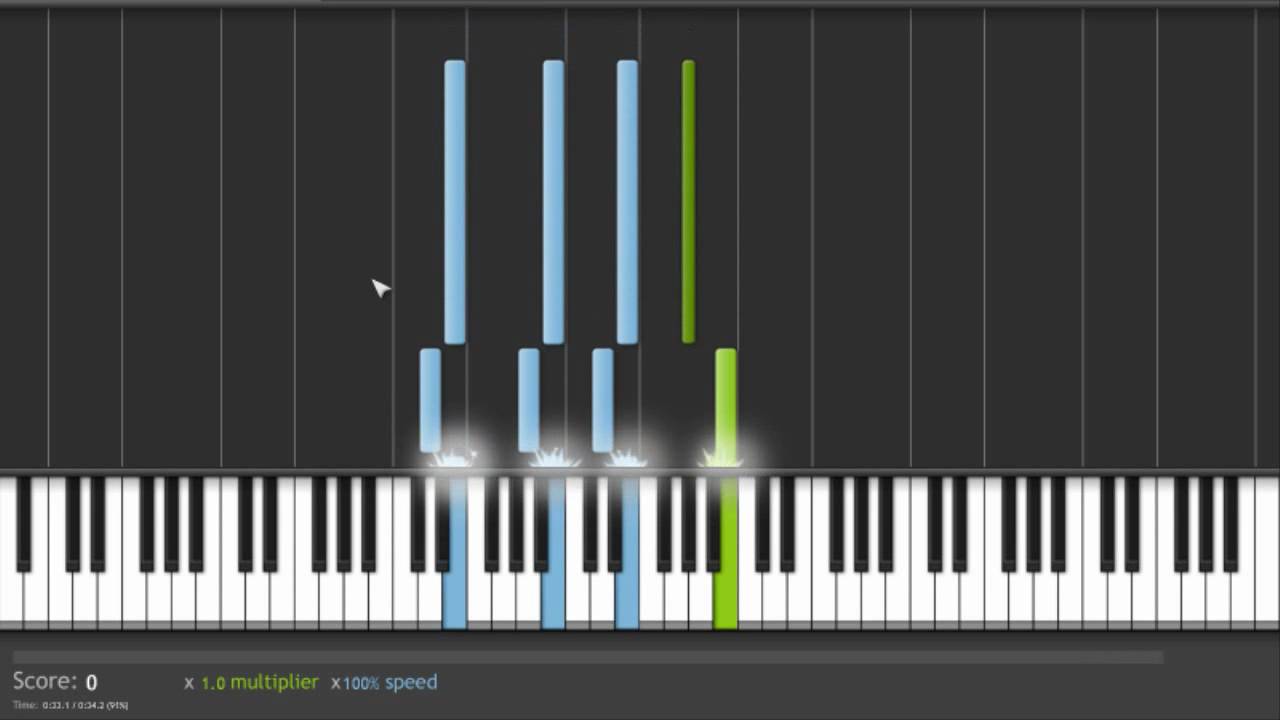 Starcraft Terran theme piano tutorial + Sheet