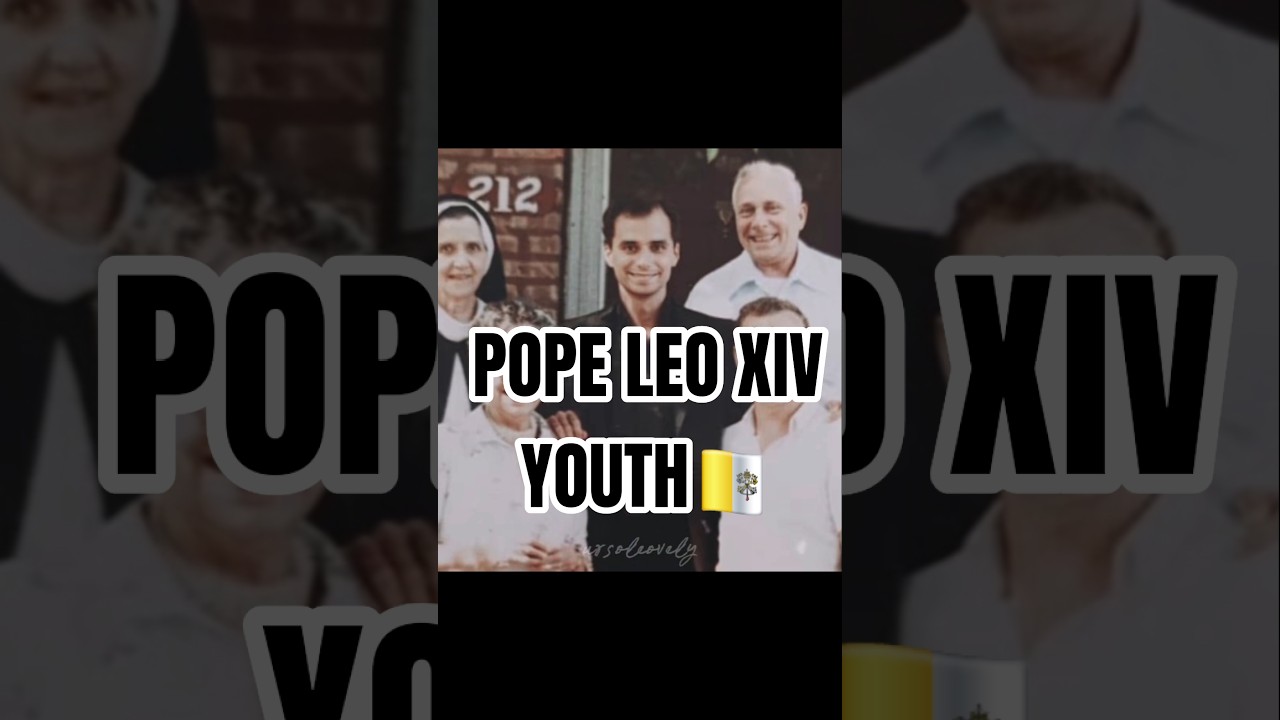 &hearts;️🇻🇦Rare Young Photos of Pope Leo XIV Before He Became Pope #popeleoxiv #vatican #rome #Blessing