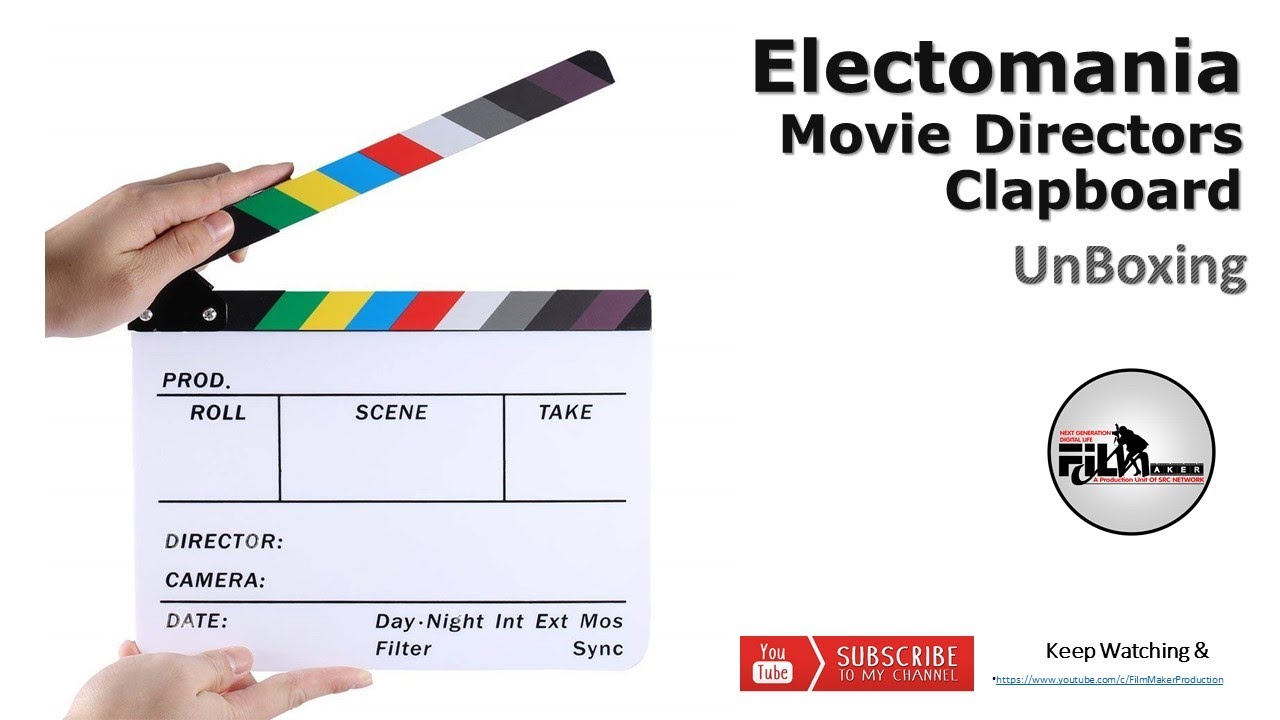 #UnBoxing : #Electomania #MovieDirectorClapboard