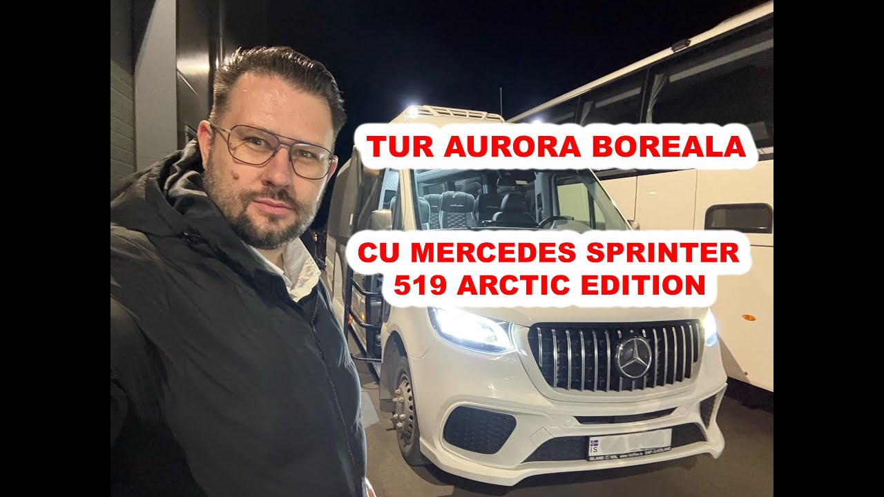 ORA DE TRANSFER CU SPRINTER 519 ARCTIC EDTION