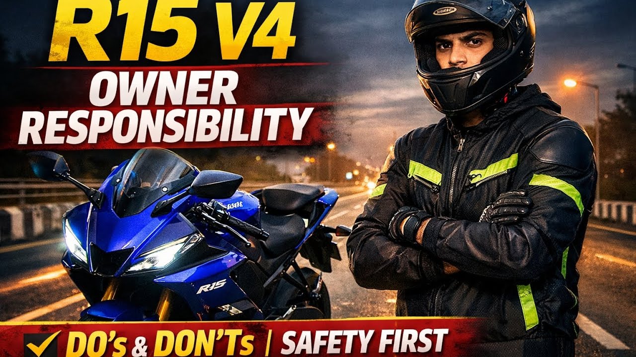 New Yamaha R15 V4 Owner Experience | Do’s & Don’ts | Rider Responsibility & Safety