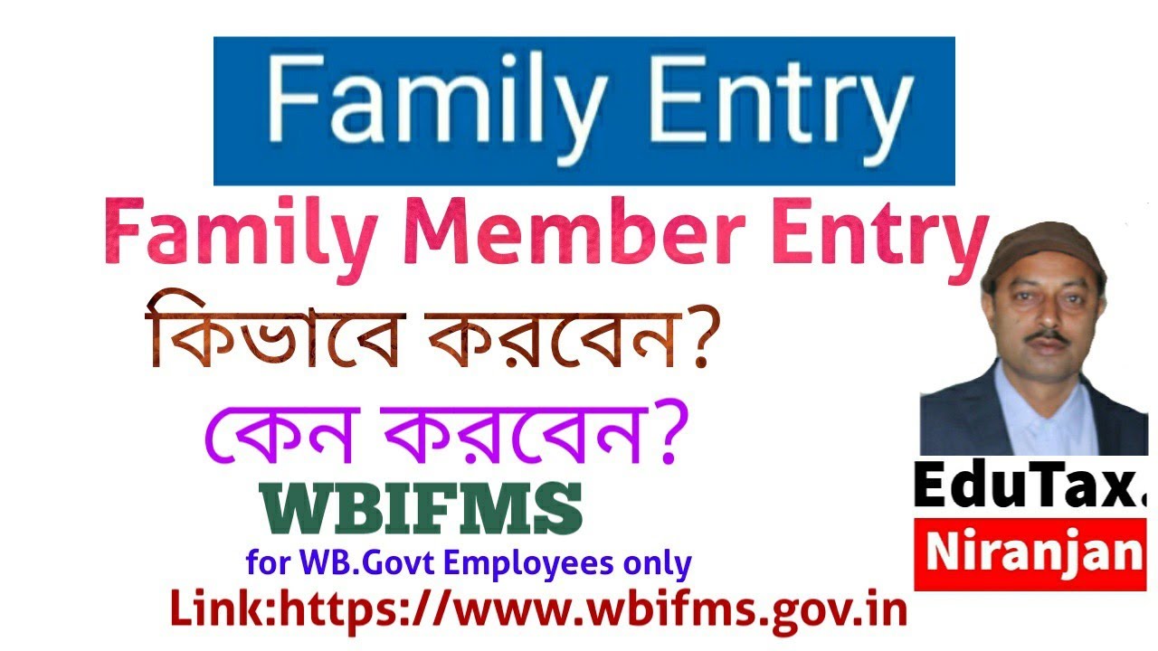 Family Member Entry / How to enter family details in HRMS Portal for WB.Govt. Employees only.