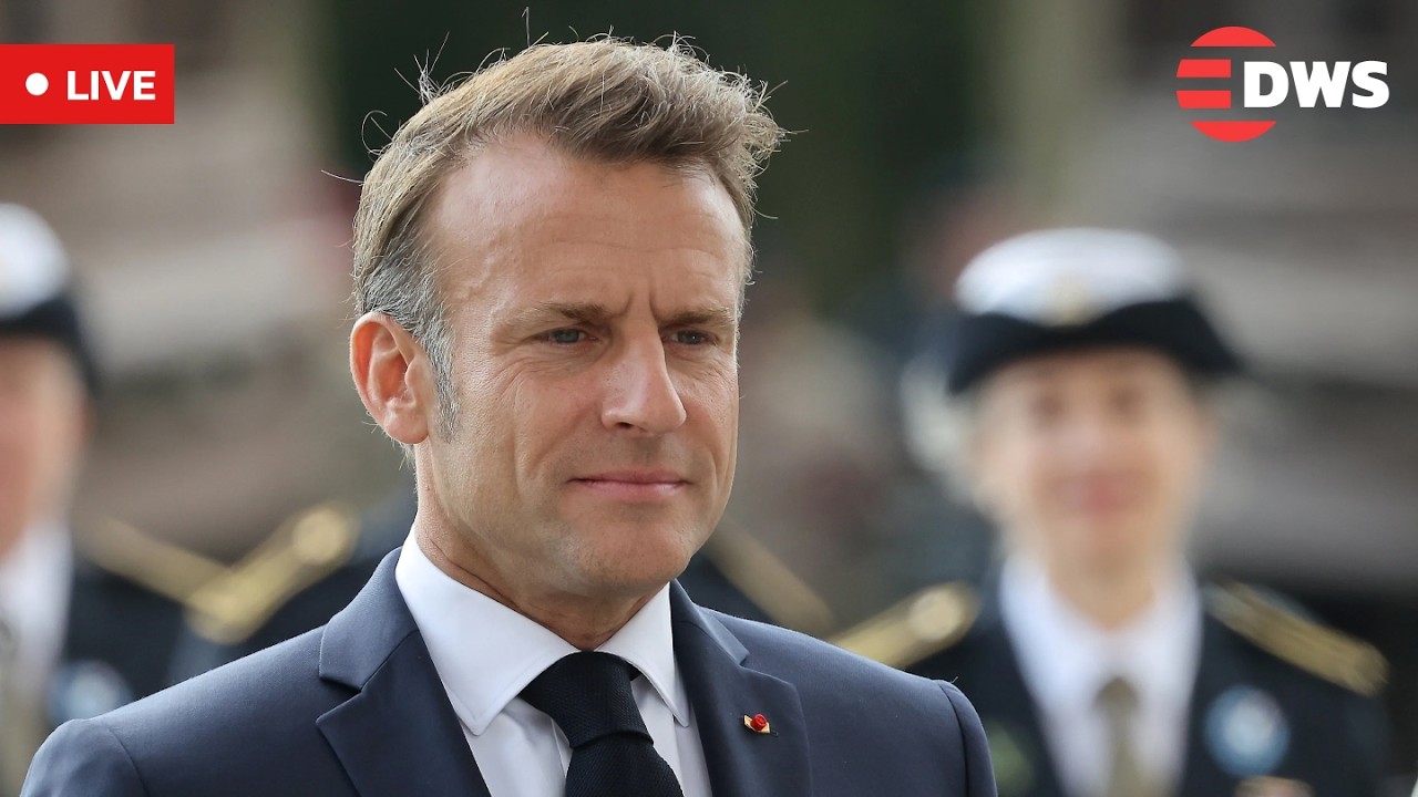 LIVE: Macron Pays Tribute to Ilan Halimi with Speech and Tree Planting at Élysée Palace | AC1Z