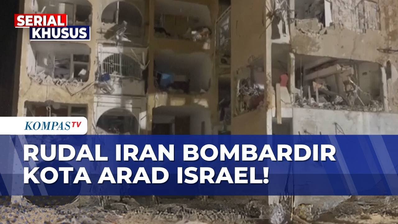 Destroyed! Iranian Missiles Hit Three Buildings in Arad, Israel, Injuring 75 People | KOMPAS SIANG