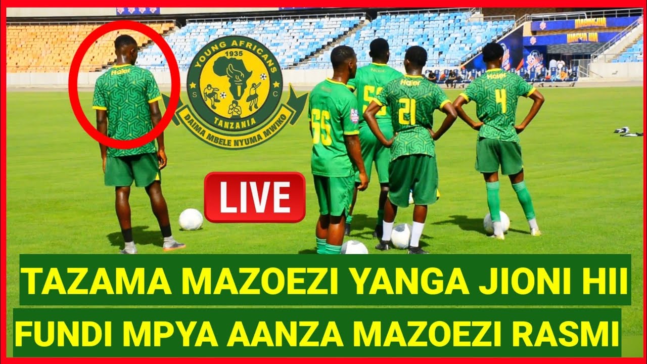 TAZAMA FUNDI MPYA NDANI YA MAZOEZI YA YANGA JIONI HII KATIKA UWANJA WA MKAPA, LITAKUFA JITU YANGA