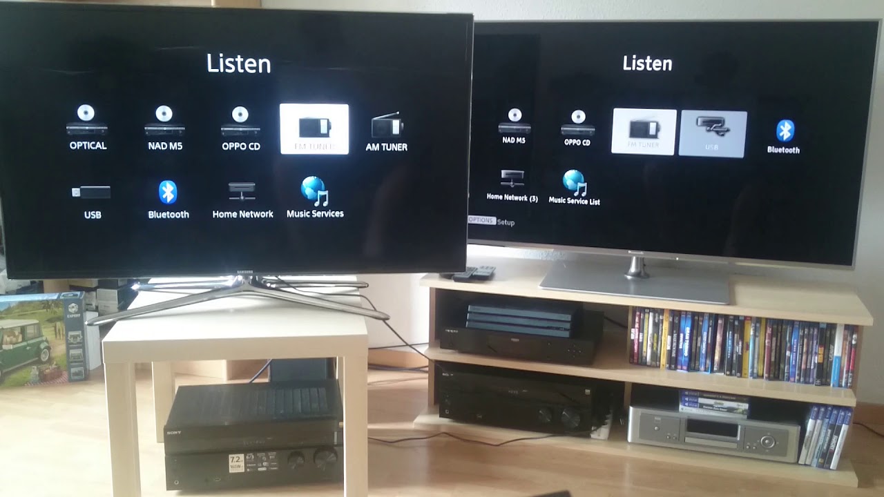 Sony STR-DN1050 vs DN1080 UI comparison