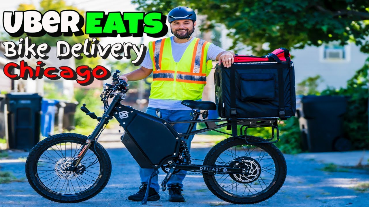 Uber Eats Bike Delivery - Chicago Syle