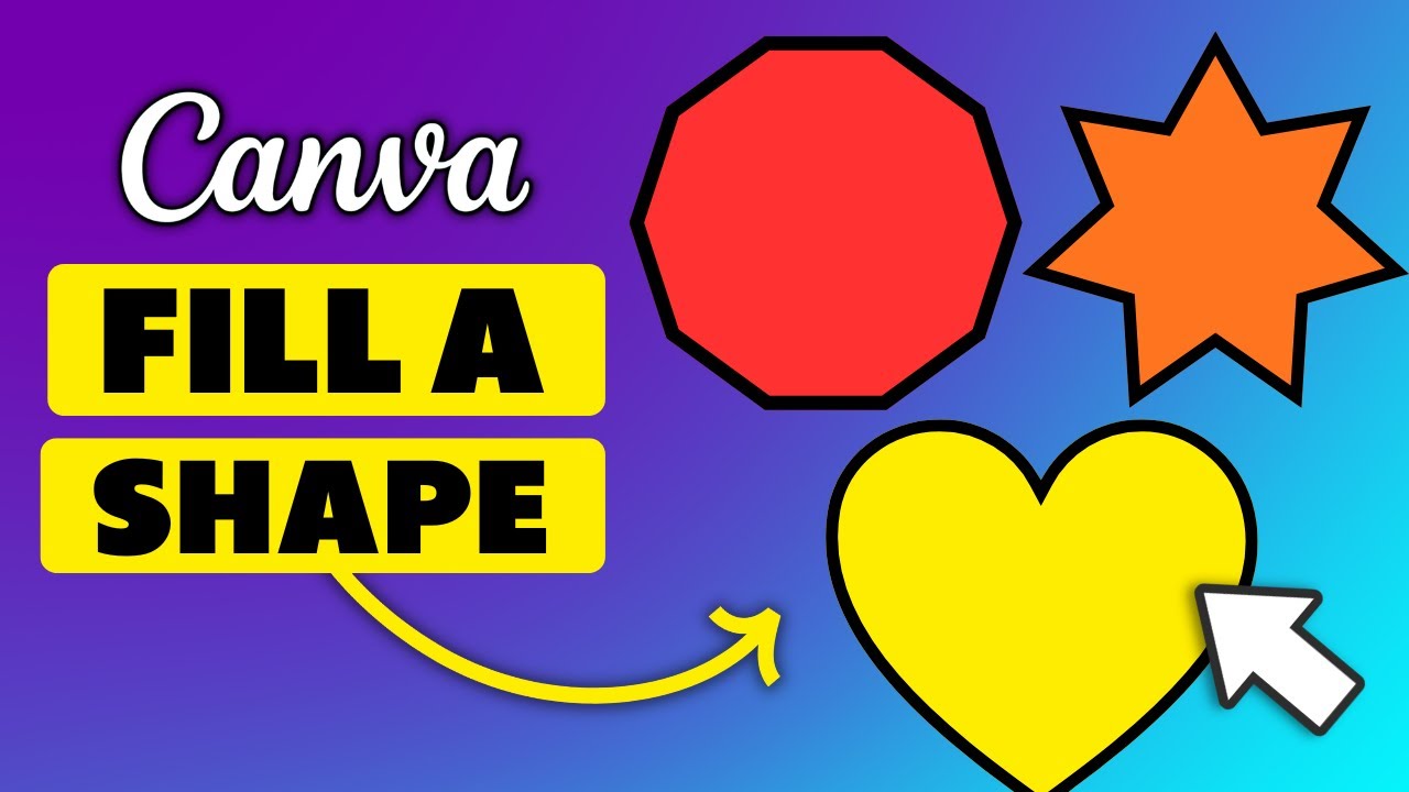 How To Fill A Shape With Colour In Canva