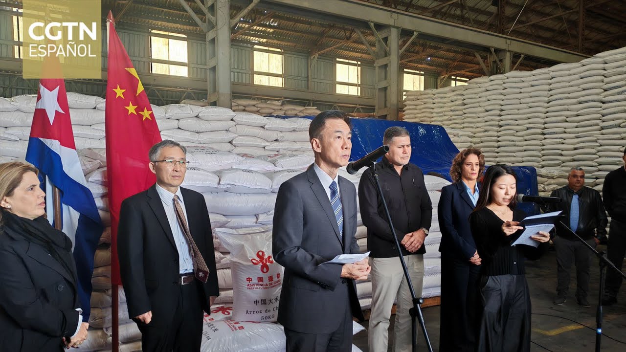 Entregan primer lote de ayuda alimentaria de emergencia de China a Cuba