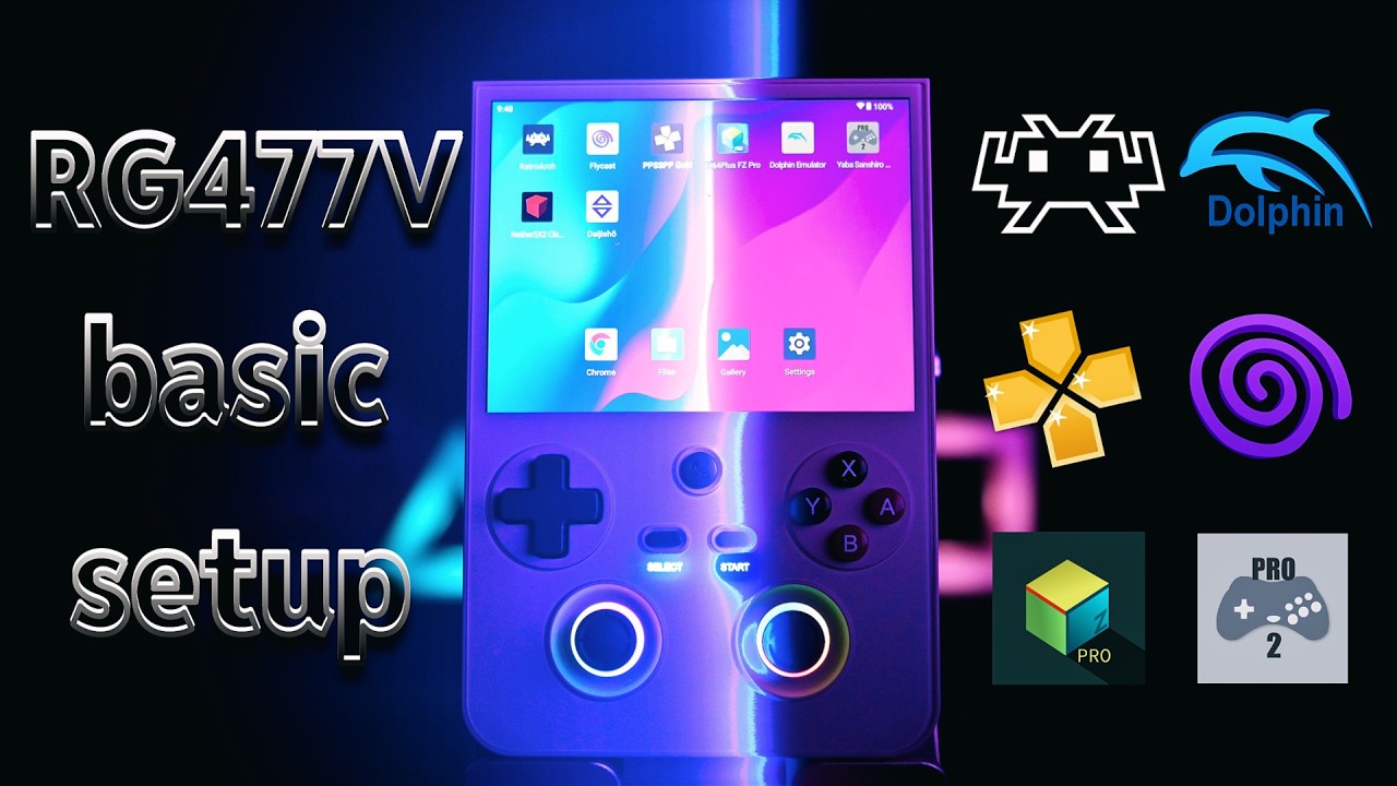 Anbernic RG477V Setup Guide for Beginners (2026) RetroArch, PSP, PS2, Wii, N64 & More