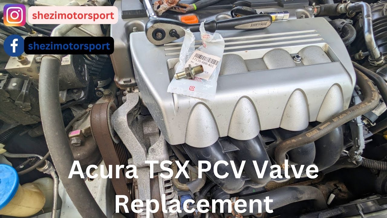 Замена клапана PCV Acura TSX 2009–2014 годов выпуска для решения проблемы горения масла