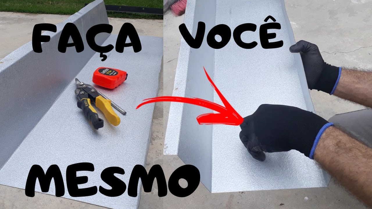 Como Fazer Rufos Para Telhado Embutido - Dica Simples Voc&ecirc; Vai Economizar Muito Dinheiro Na Sua Obra