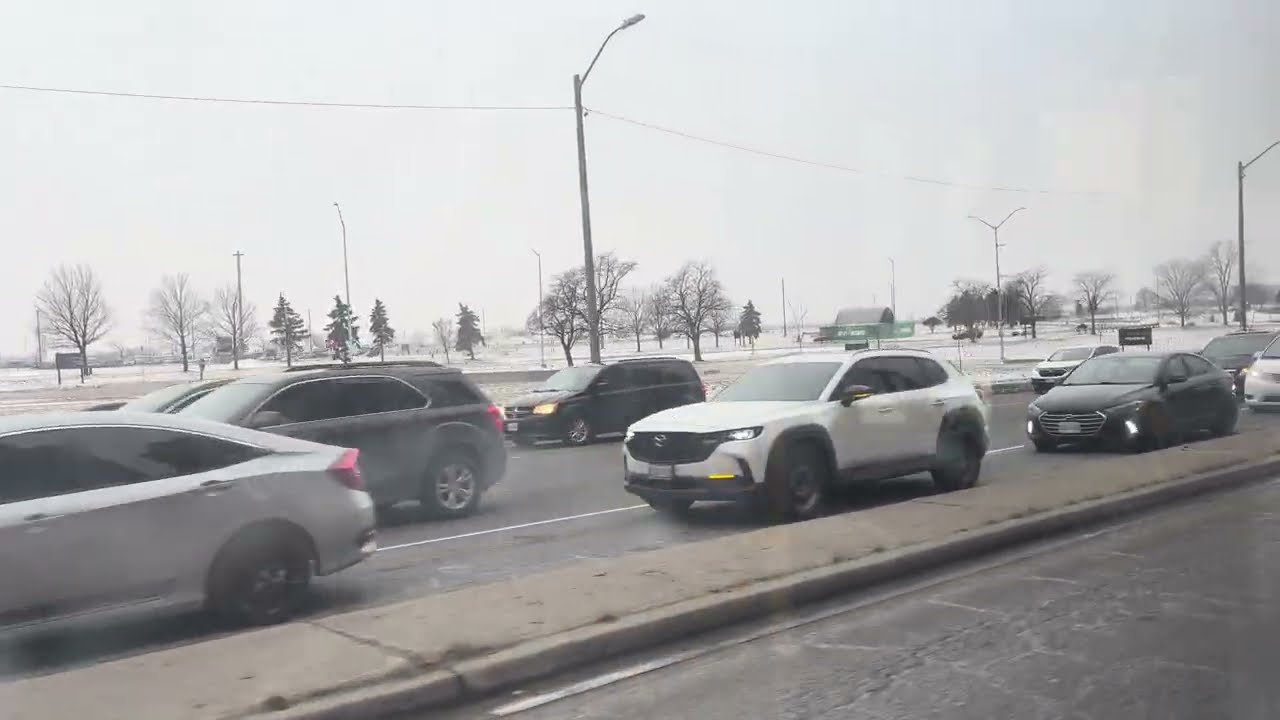 TTC 37A Islington Bus Ride from Woodbine Casino to Humber College Bus Terminal