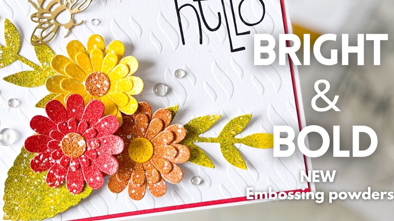 Create your OWN cardstock with WOW Embossing Powders | 