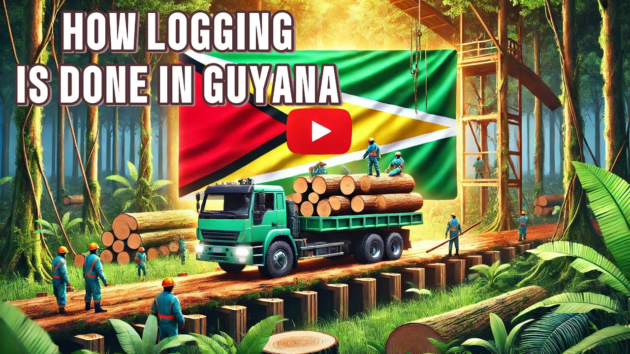 HOW LOGGING IS DONE IN GUYANA | RAINFOREST