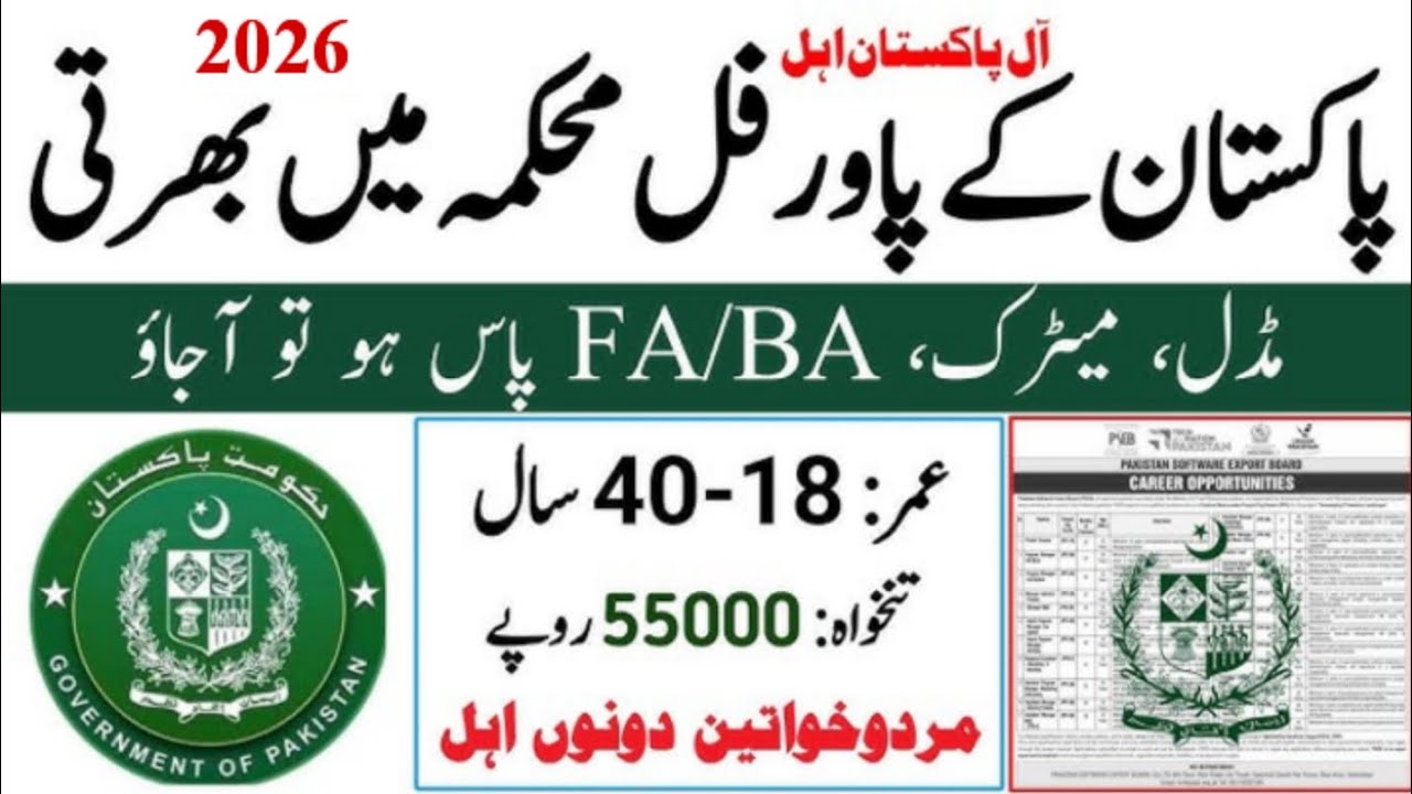 Today Govt Jobs in Pakistan 2026|Latest Govt Job in Pakistan 2026|New Govt job vacancy 2026 Pakistan