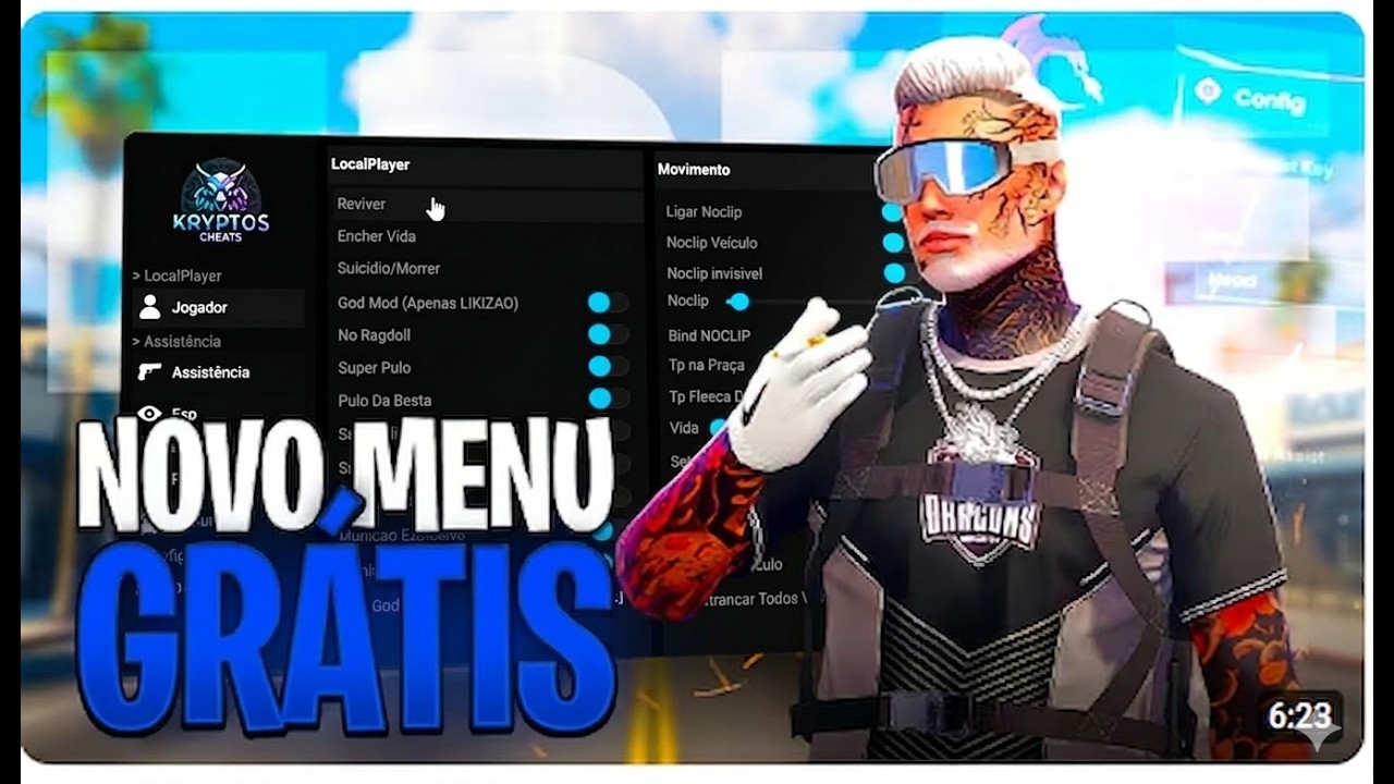 ACHEI O MELHOR MOD MENU GR&Aacute;TIS DO FIVEM 2026! CHEAT FREE + PASSO A PASSO!