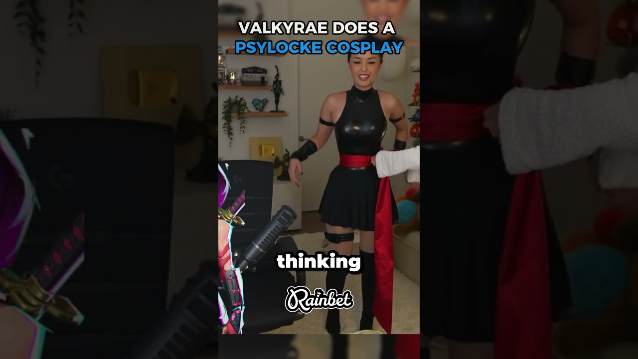 She&rsquo;s so beautiful 😍 #shorts #valkyrae #pokimane #cosplay #valorant