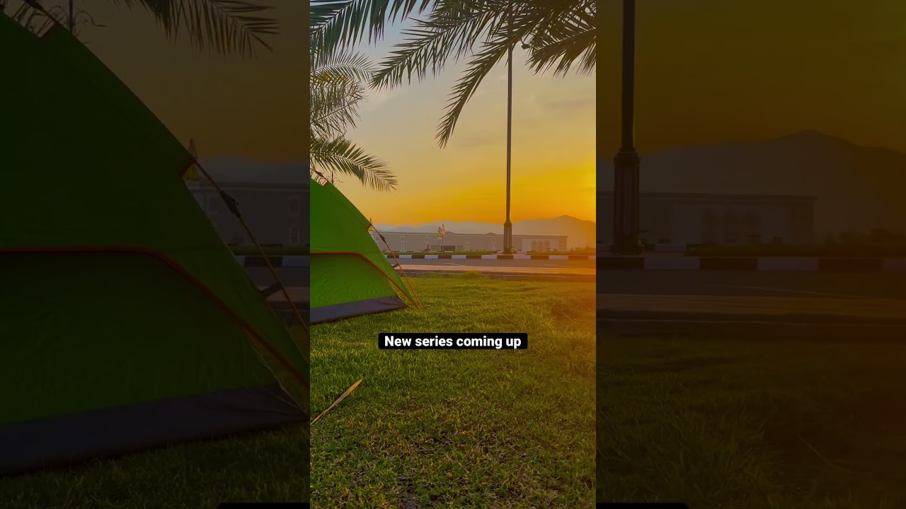 Night Camping in Kalba #sharjah #viral #shorts