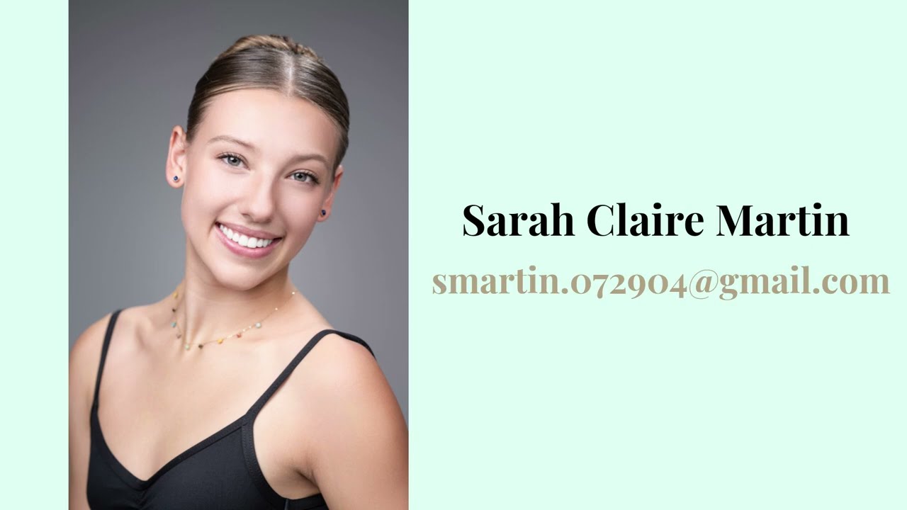 Sarah Claire Martin audition video
