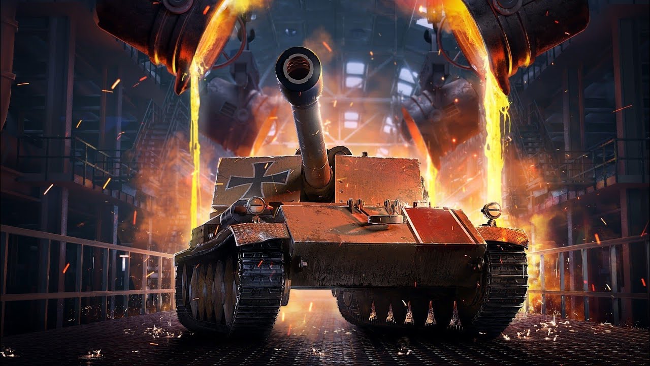 tanks blitz КВ-2 играем и пушим