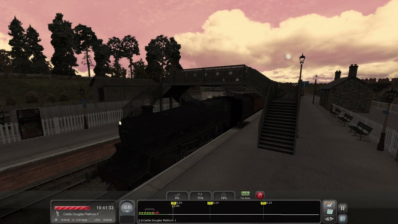 Sunset Shift - Western Lines of Scotland - LMS Stanier Class 5 'Black 5' - Train Simulator 2021