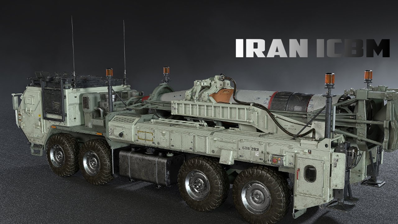 Iran official acquisition of intercontinental ballistic missiles with a range of 5,500 to 12,500 km