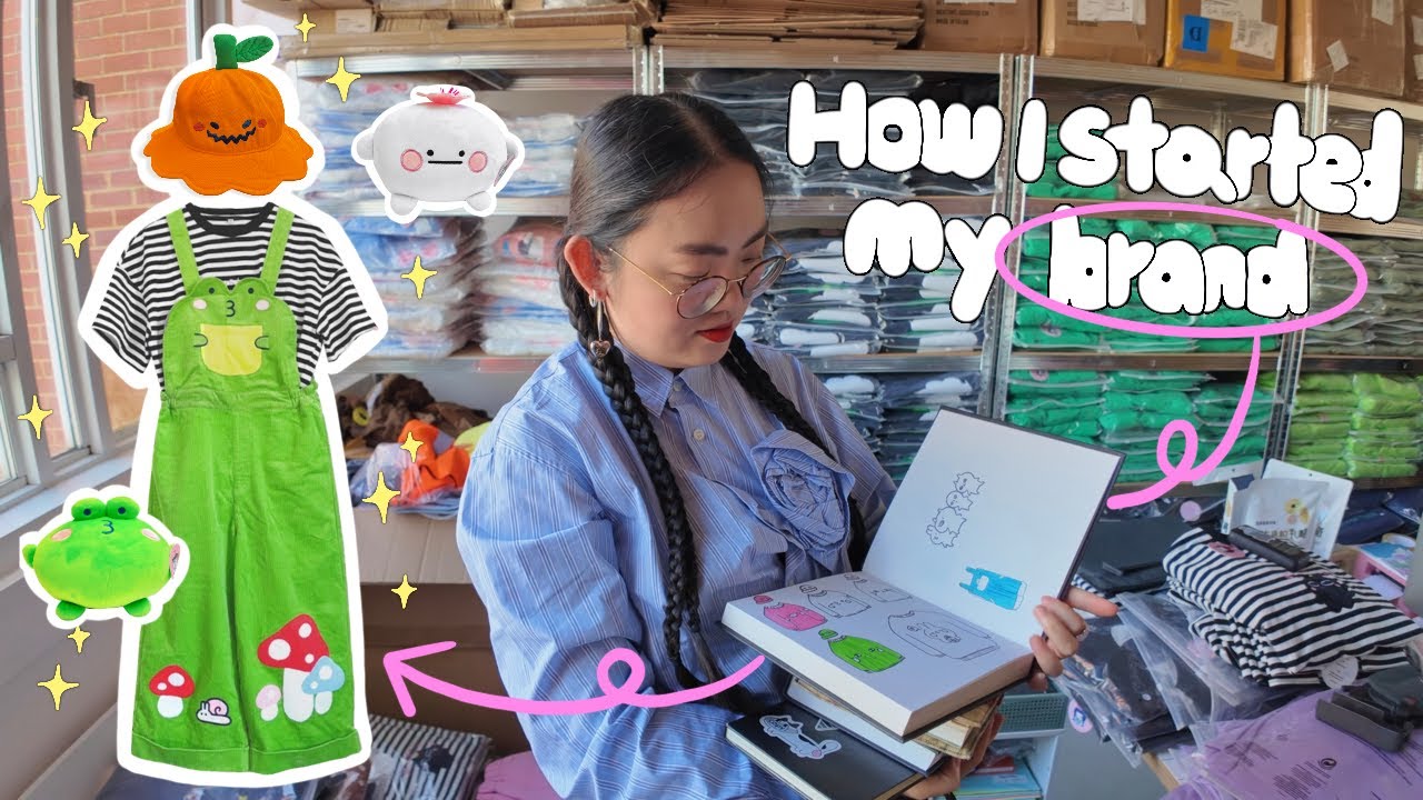 Рисунки, которые положили начало нашему бренду одежды 🐇💖🐸📚✨