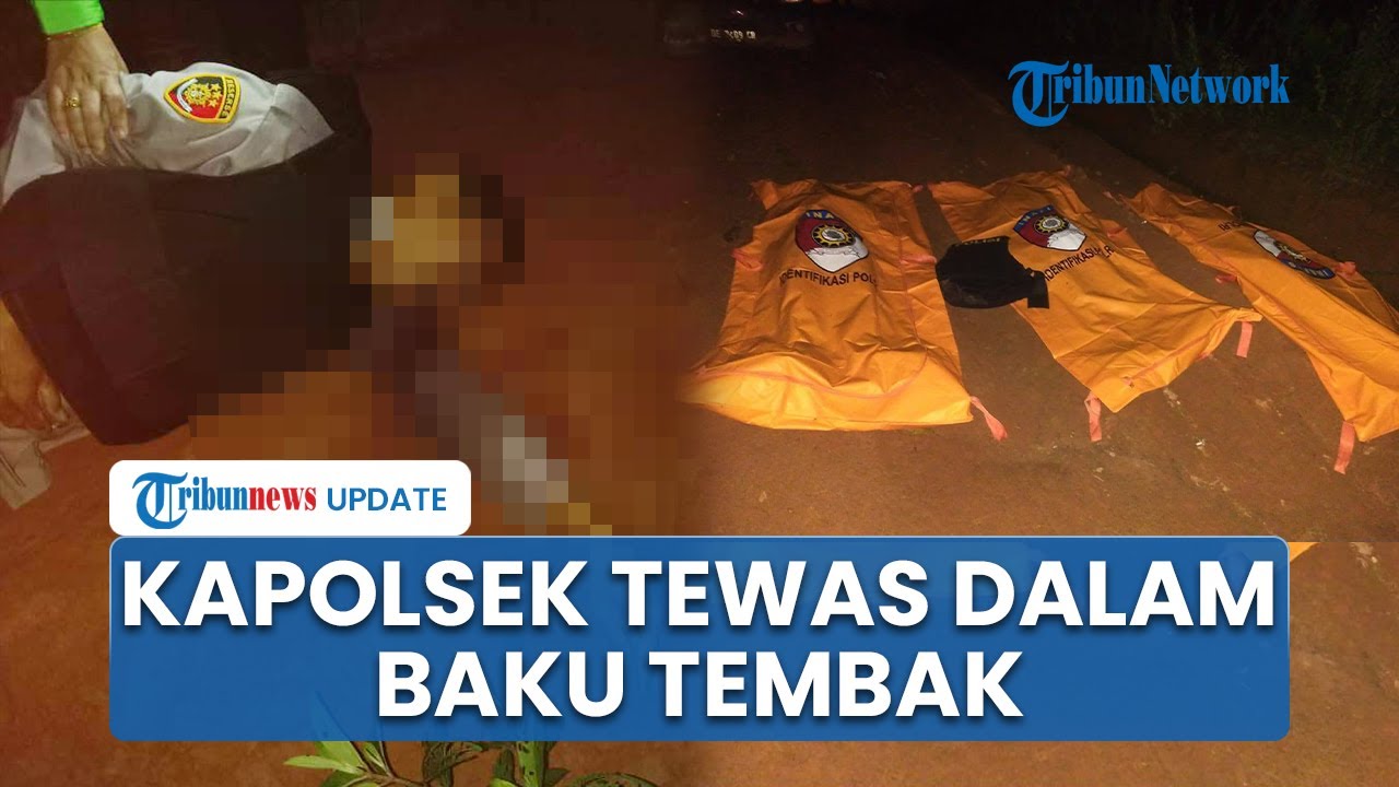 Kapolsek dan 2 Polisi Gugur saat Gerebek Judi Sabung Ayam, Baku Tembak Pecah Korban Diberondong OTK