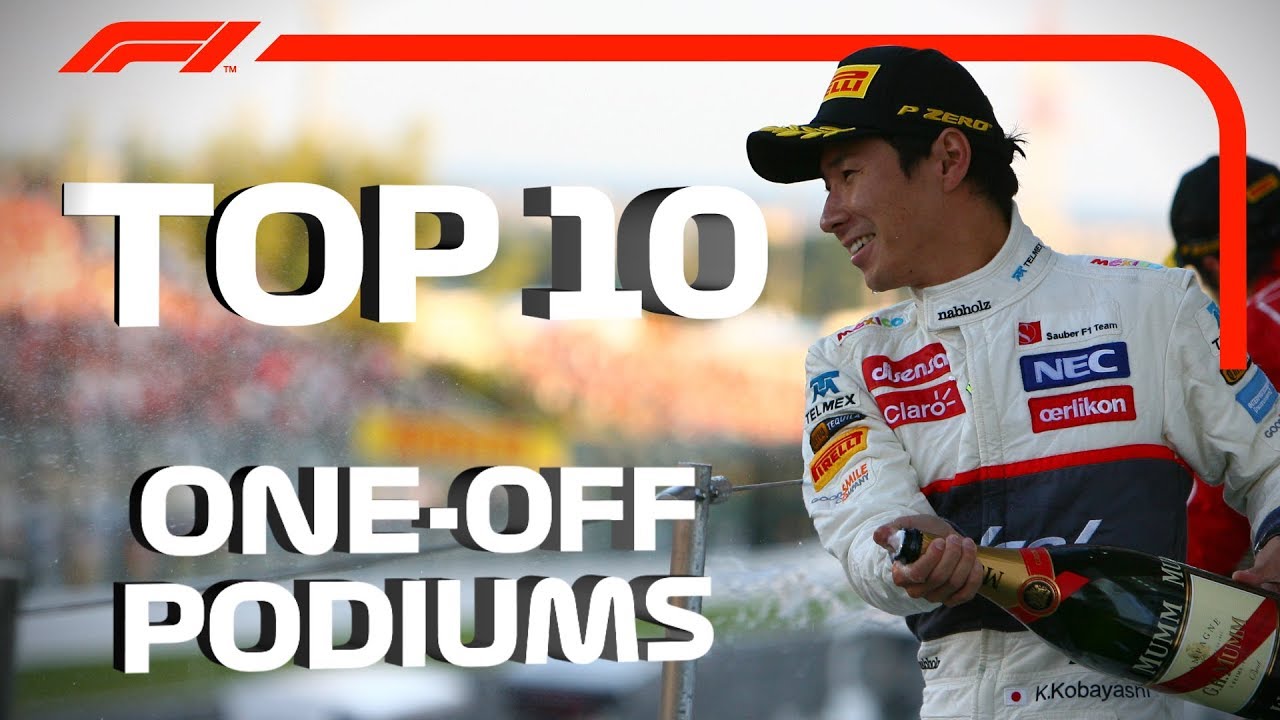 Top 10 One-Off Podiums in F1
