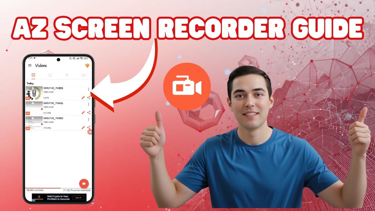 Как использовать AZ Screen Recorder на iOS и Android | Полное руководство (2026)