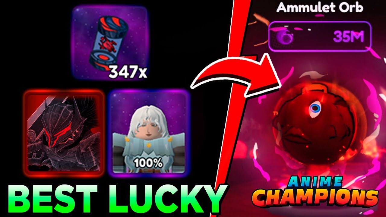 USANDO MELHOR LUCKY e UPGRADE MAX... FIZ o MELHOR FARM DO ANIME CHAMPIONS!