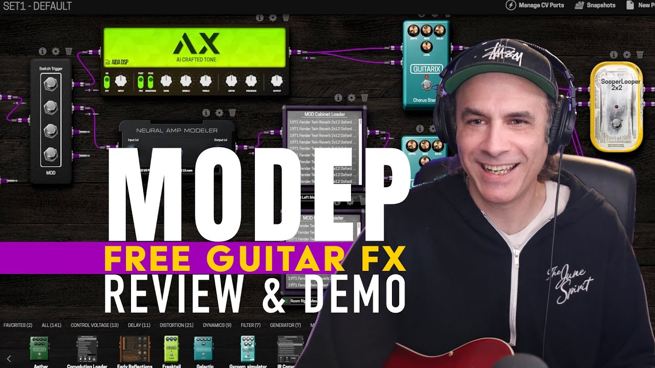 Modep Free Guitar Effects Review and Demo