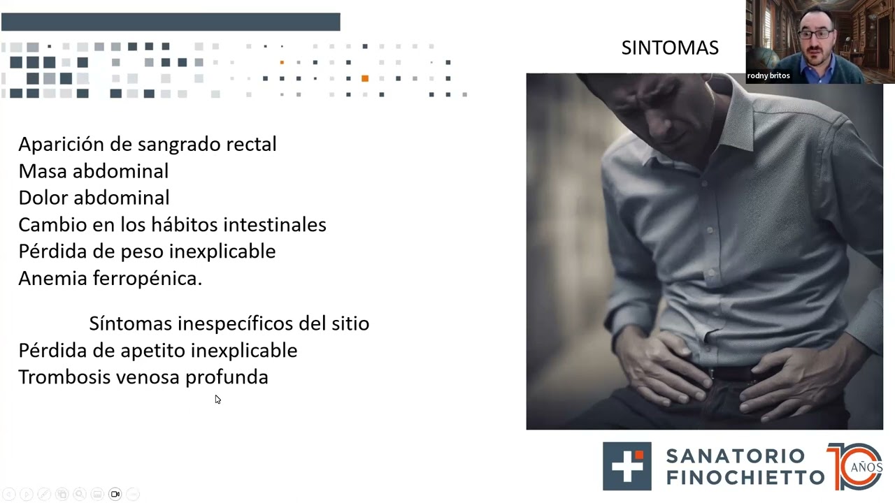 Clase 10 - ¿Qué debo saber sobre las pruebas de detección de cáncer colorrectal? Dr. Rodny Britos