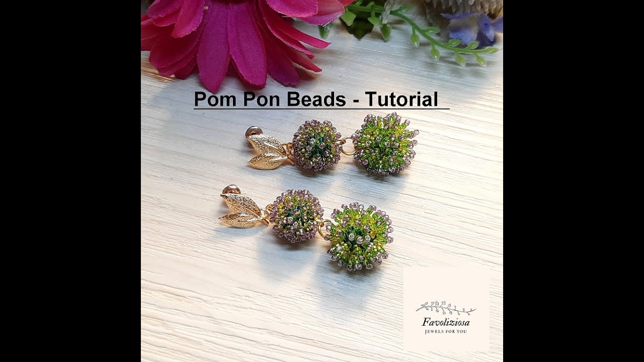 Pom Pon Beads- tutorial