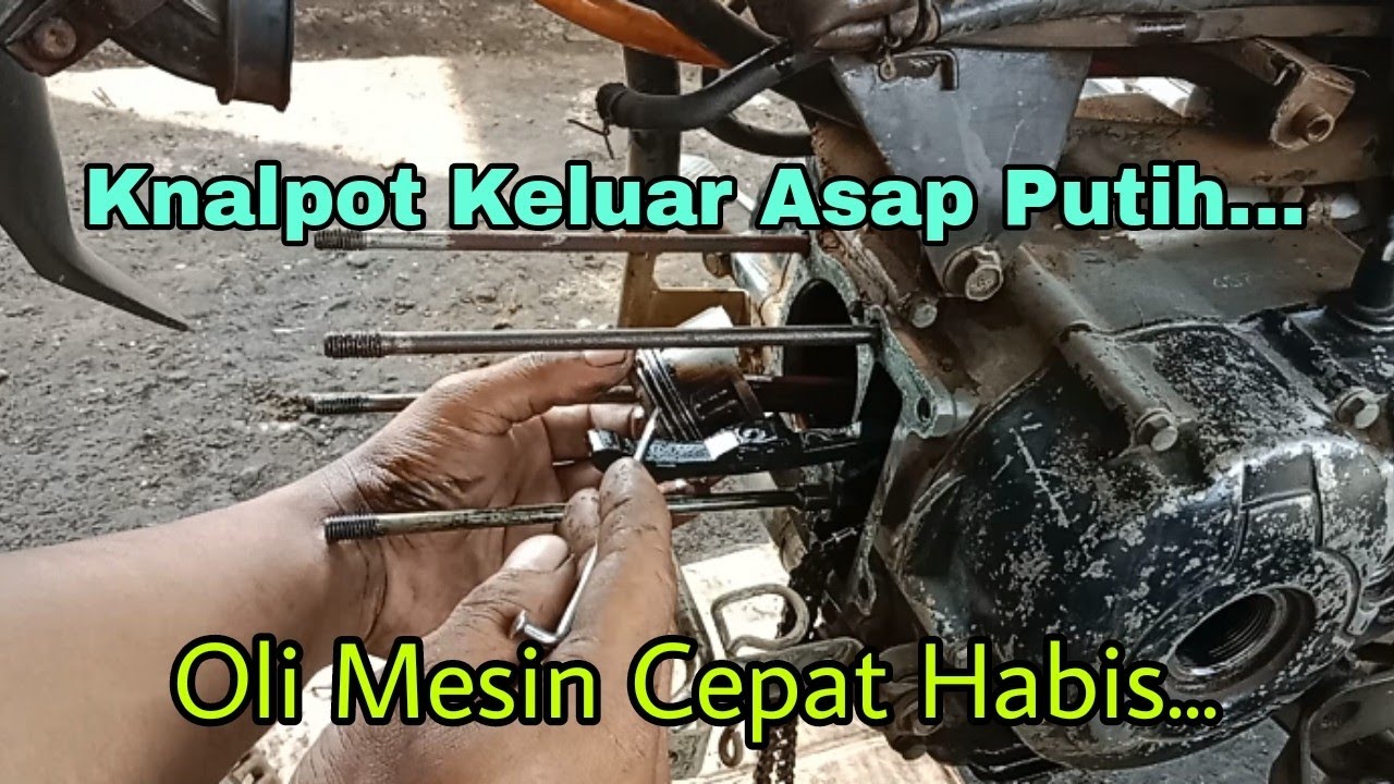 Vega R New Oli Mesin Cepat Habis Dan Knalpot Keluar Asap Putih @asmchannel1505