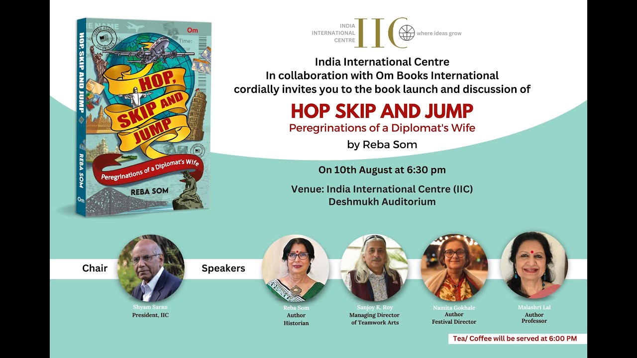 Hop, Skip and Jump: Peregrinations of a Diplomat's Wife by Reba Som Book Launch