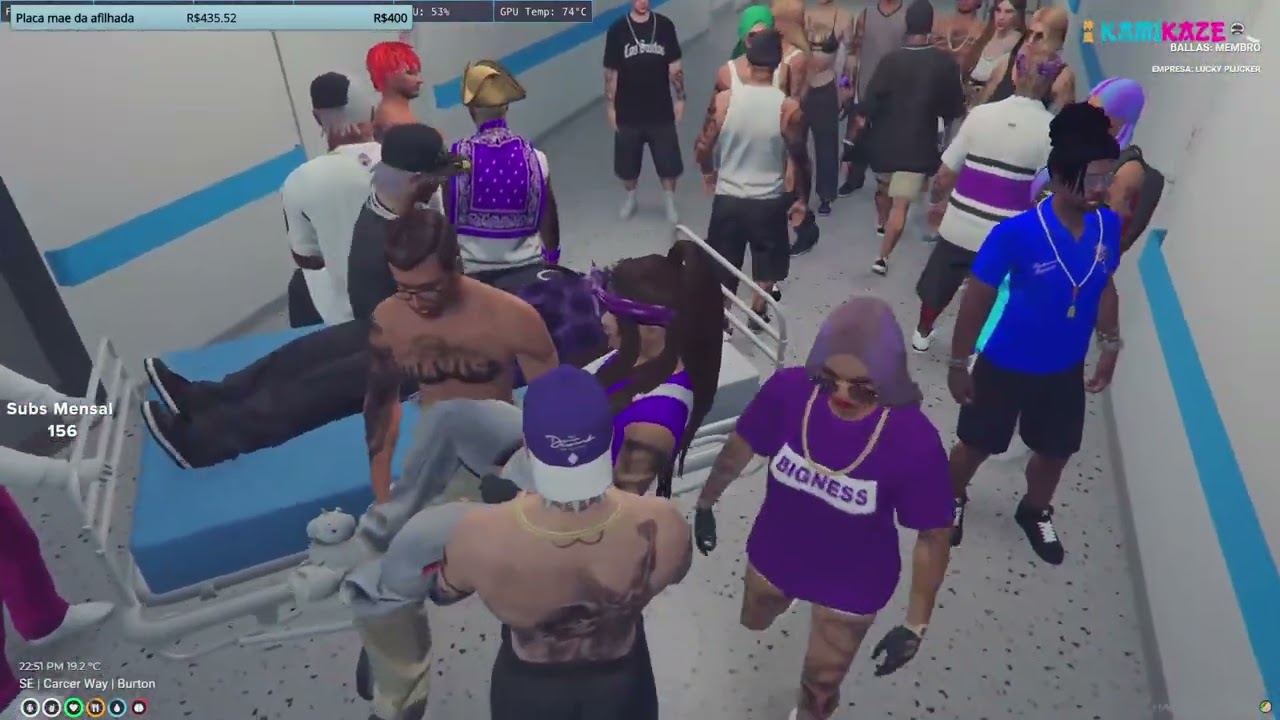 O TANTO DE GENTE SAINDO DO ELEVADOR [GTA RP - KAMIKAZE]