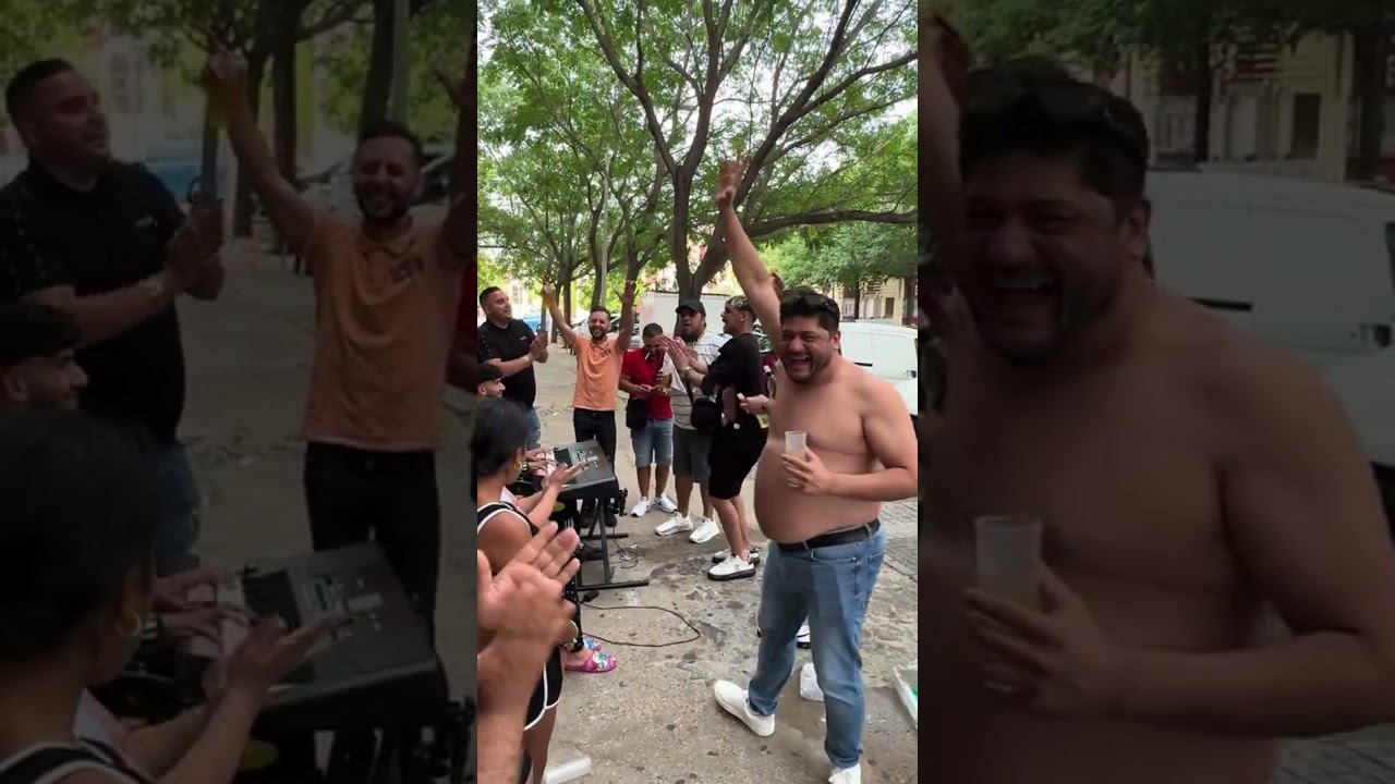 EL BOBO DE LAS 3000 CANTANDO CON SU PAPA NOE DE MADRID POR EL JEROS Y LOS YAKIS